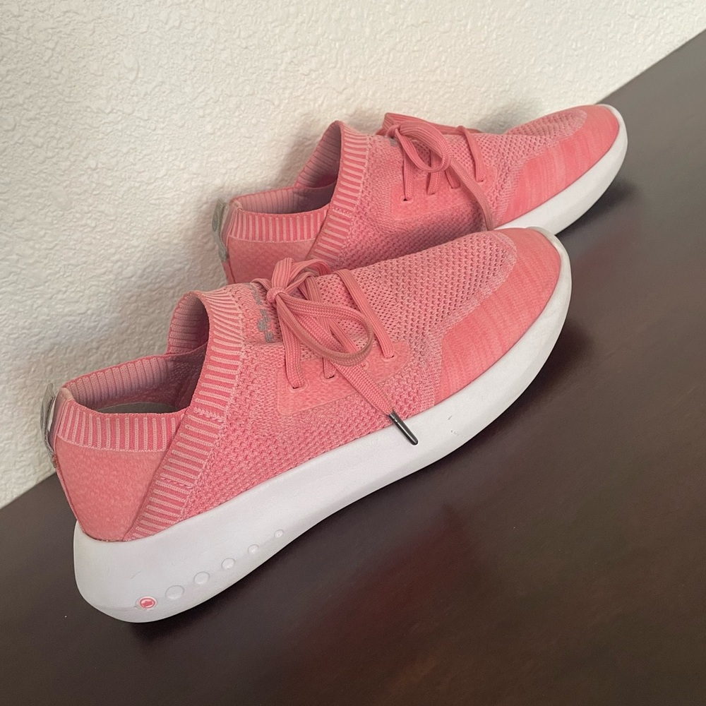 Peter Millar Hyperlight Glide Sneakers in Watermelon Pink